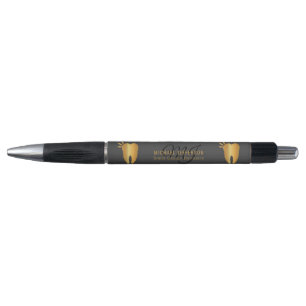Monogram Dentist - Black and Gold Pen