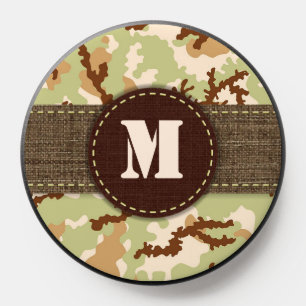 Monogram Desert Camouflage PopSocket