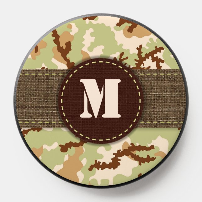 Monogram Desert Camouflage PopSocket (Popsocket)