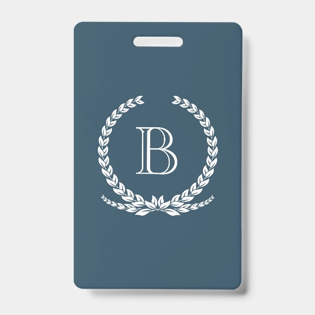 Monogram design badge (Front)