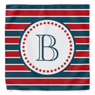 Monogram design bandana