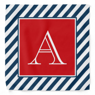 Monogram design bandana
