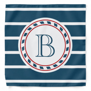 Monogram design bandana
