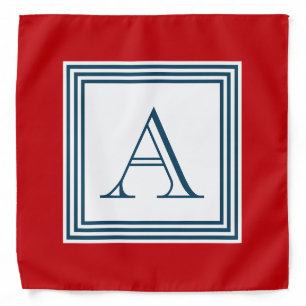 Monogram design bandana