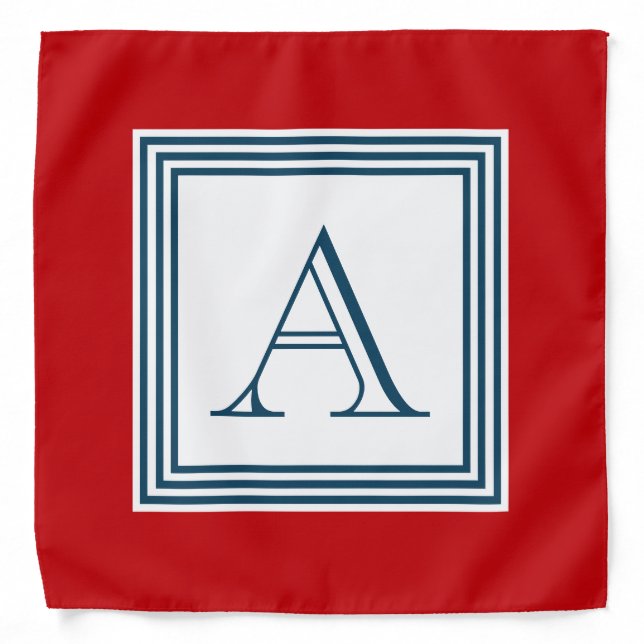 Monogram design bandana (Front)
