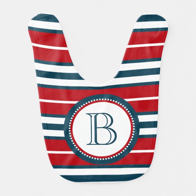 Monogram design bib (Front)