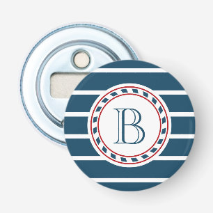 Monogram design bottle opener