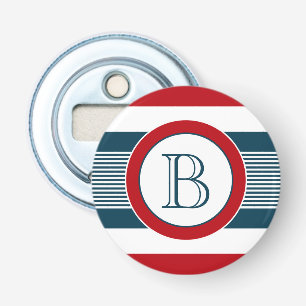 Monogram design bottle opener