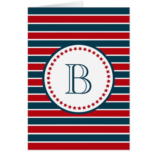 Monogram design cards (Front)