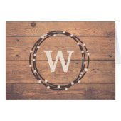 Monogram design cards (Front Horizontal)