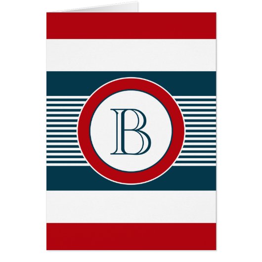 Monogram design cards (Front)