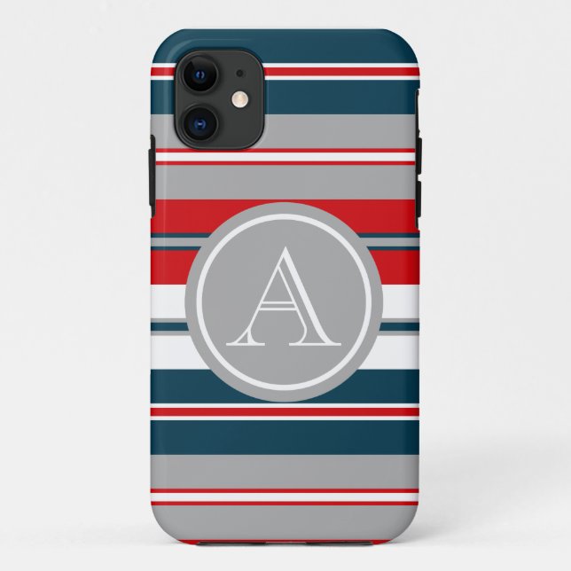 Monogram design Case-Mate iPhone case (Back)