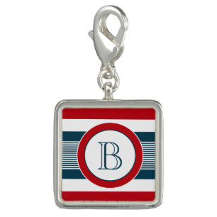 Monogram design charm