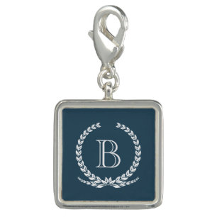 Monogram design charm