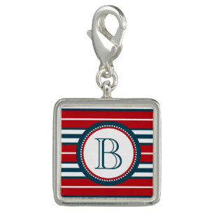 Monogram design charm