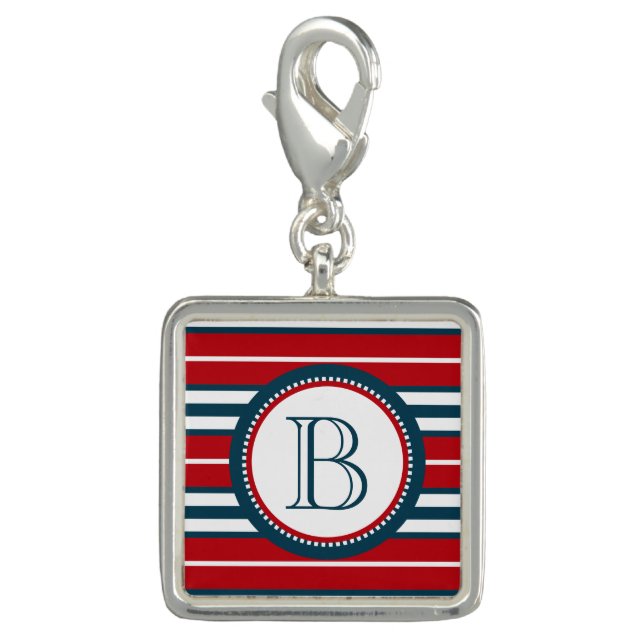 Monogram design charm (Front)