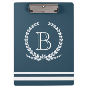 Monogram design clipboard