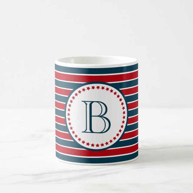 Monogram design coffee mug (Center)