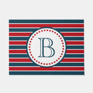 Monogram design doormat