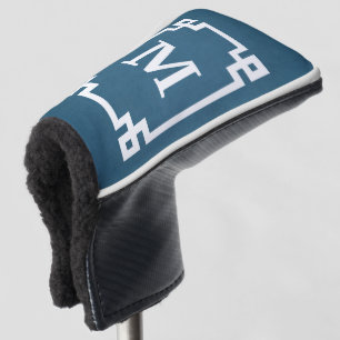 Monogram design golf head cover