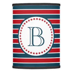 Monogram design lamp shade