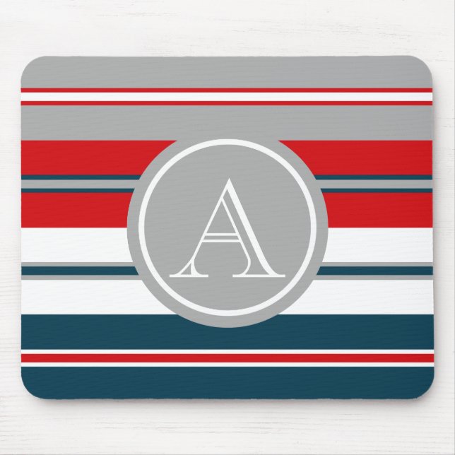 Monogram design mouse pad (Front)