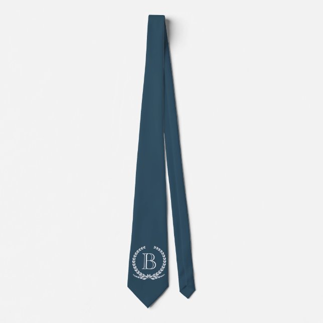 Monogram design neck tie (Front)