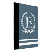 Monogram design padfolio (Angled)
