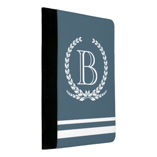 Monogram design padfolio (Angled)