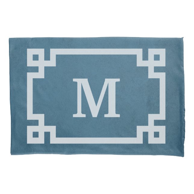 Monogram design pillowcase (Front)