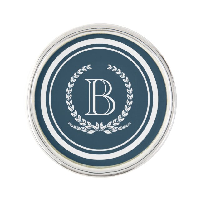 Monogram design pin (Front)