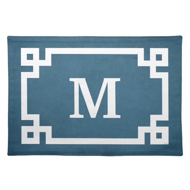 Monogram design placemat (Front)