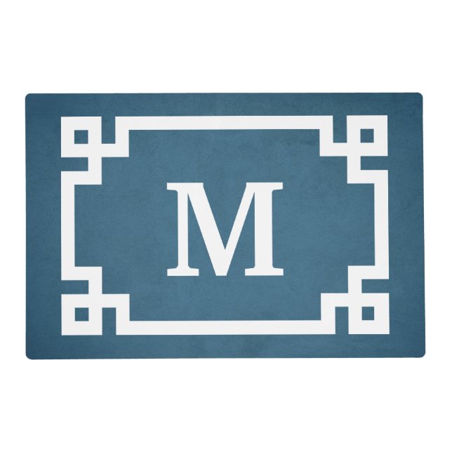 Monogram design placemat (Front)
