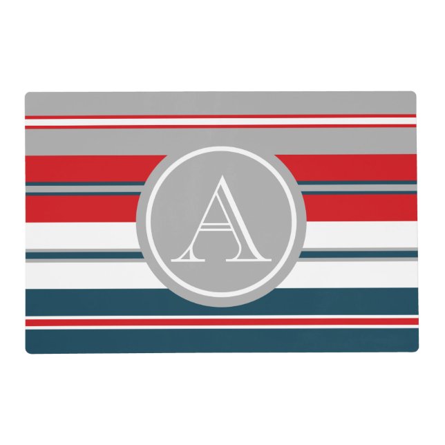 Monogram design placemat (Front)