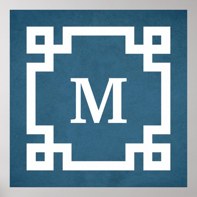 Monogram design poster (Front)