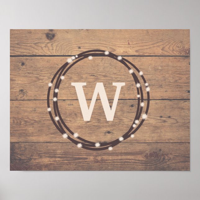 Monogram design poster (Front)