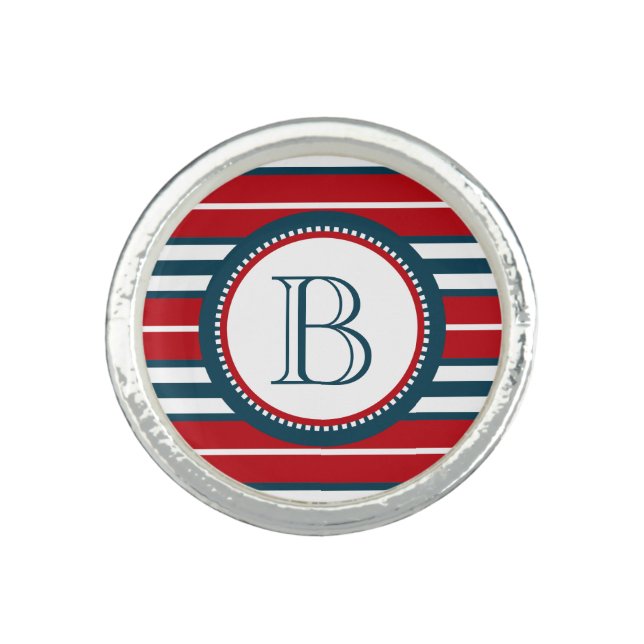 Monogram design ring (Front)