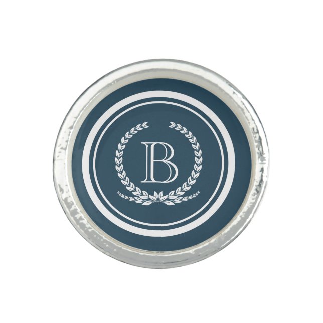 Monogram design ring (Front)