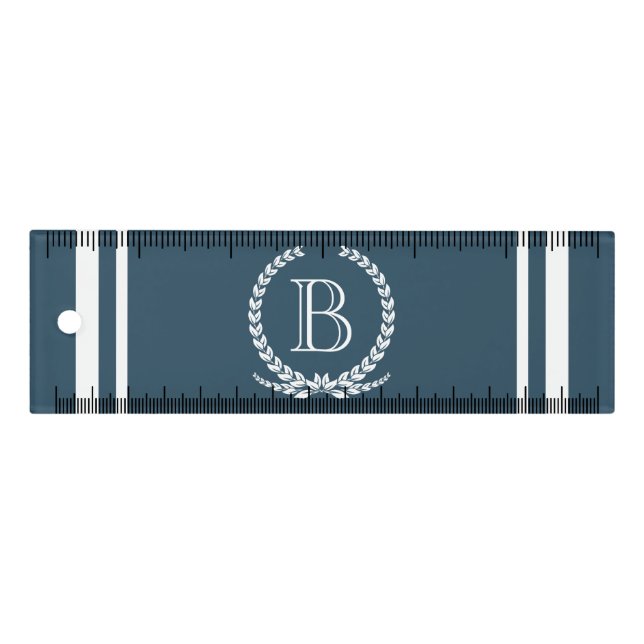 Monogram design ruler (Front)