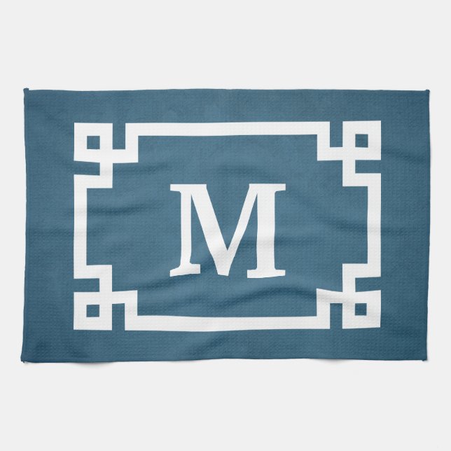 Monogram design towel (Horizontal)