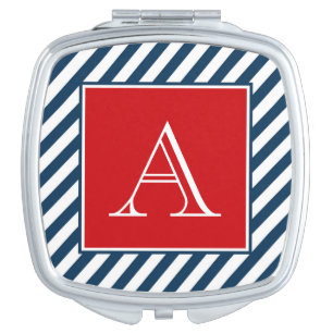 Monogram design vanity mirror