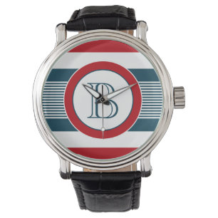 Monogram design watch