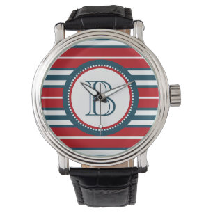 Monogram design watch