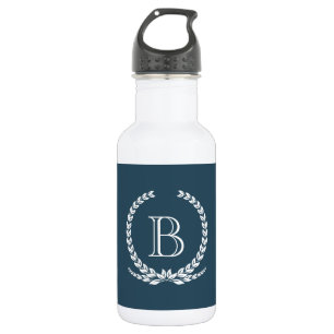 Monogram design water bottle