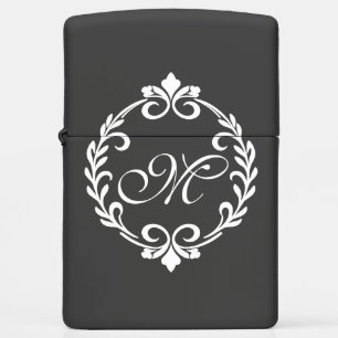 Monogram Design Zippo Lighter