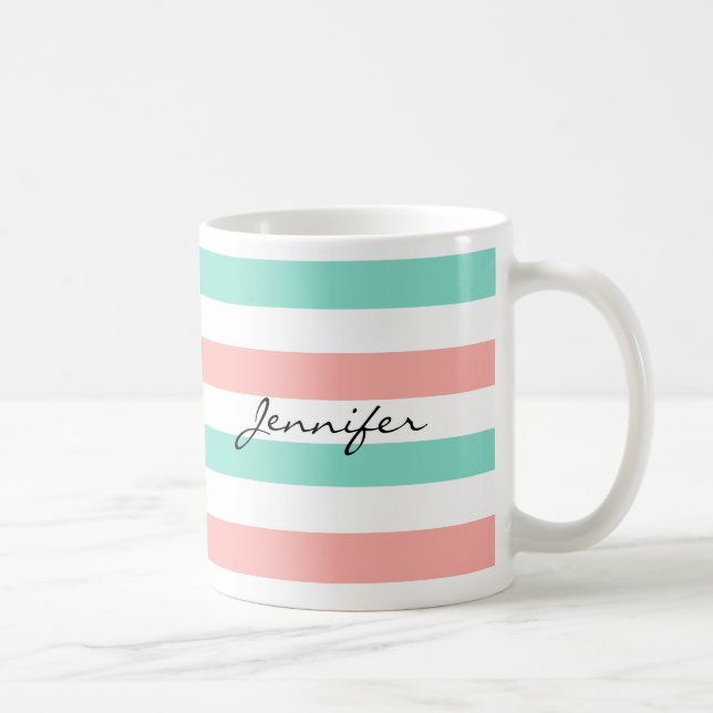 Monogram Designer Coffee Cup (Right)