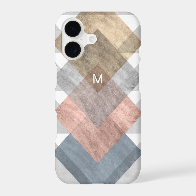 Monogram | Diamond Align I Iphone Case (Back)