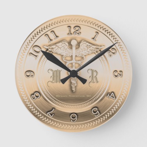 Monogram Doctor Medical Clinic Clock