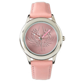 Monogram Dragon Scale Heart, rose gold Watch