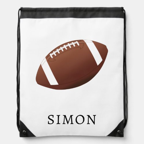 Monogram Drawstring bag American Football